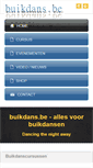 Mobile Screenshot of buikdans.be